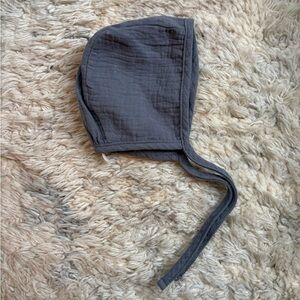 Quincy Mae Dusty Blue Baby Bonnet